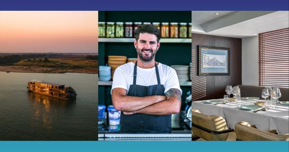 Imagen de portada - Aqua Expeditions expands chef Cross' culinary role to Mekong operations