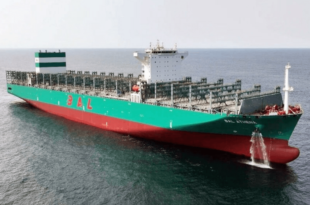 Imagen de portada - BAL Container Line Receives 14,786 TEU Containership from CSSC Jiangnan