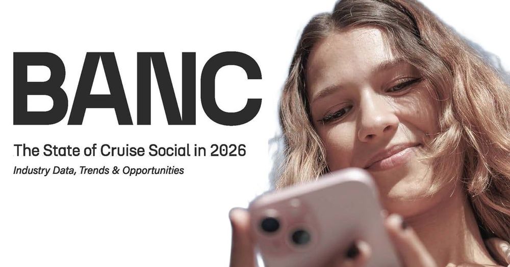 Imagen de portada - BANC research shows top social media platforms used by cruise lines