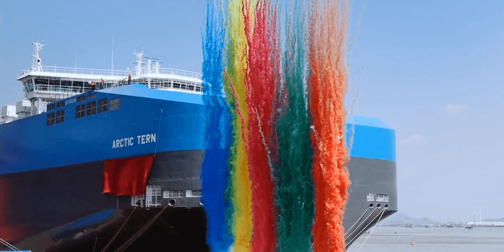 Imagen de portada - Buque Ro-Ro Arctic Tern Entregado a Wallenius Wilhelmsen