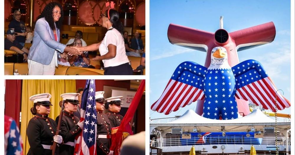 Imagen de portada - Carnival celebra America250 con homenajes militares en puertos de EE. UU.