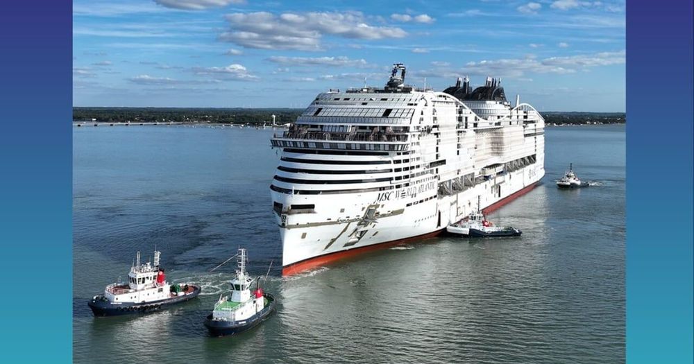 Imagen de portada - Chantiers de l'Atlantique floats out MSC World Atlantic