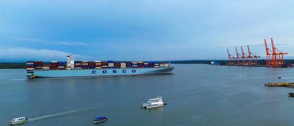 Imagen de portada - Colombia: Puerto Aguadulce Begins Handling Cosco Shipping Lines' WSA5 Service