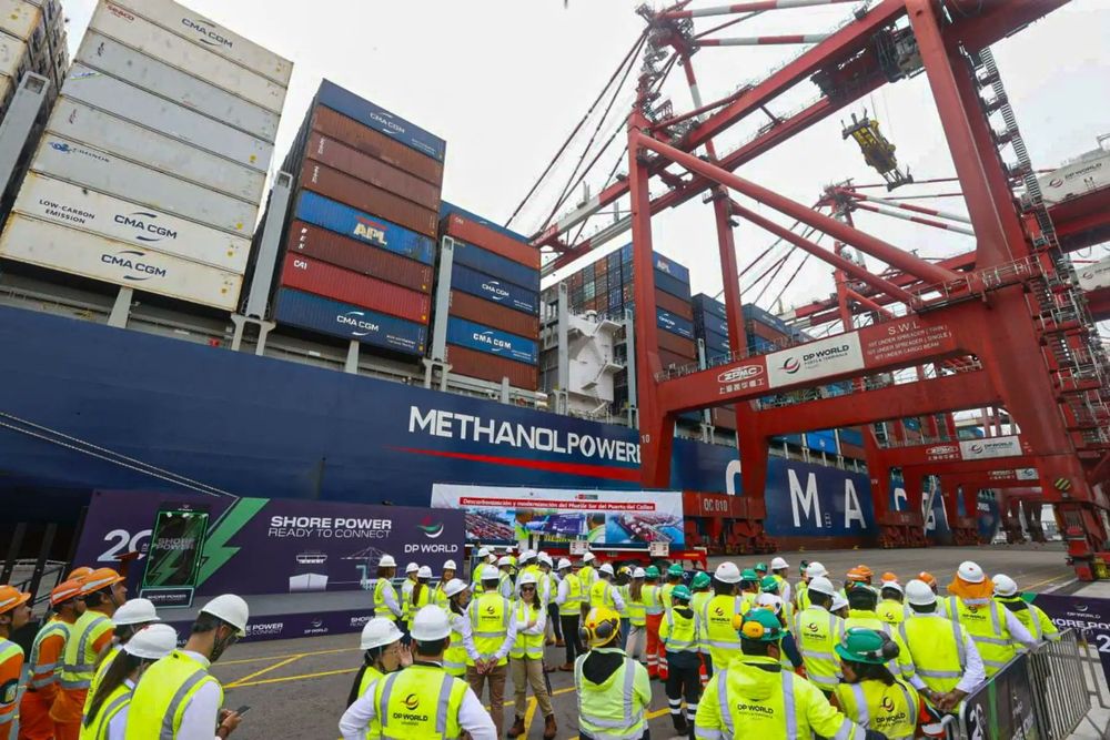 Imagen de portada - DP World Callao Tests Shore Power System with Renewable Energy