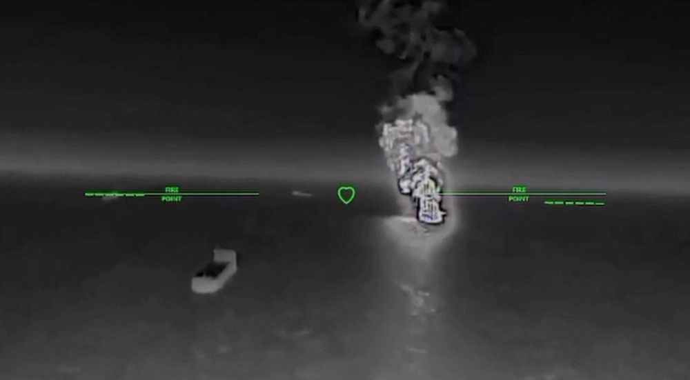 Imagen de portada - Drones ucranianos atacan petroleros de la flota en la sombra rusa en el Mar de Azov