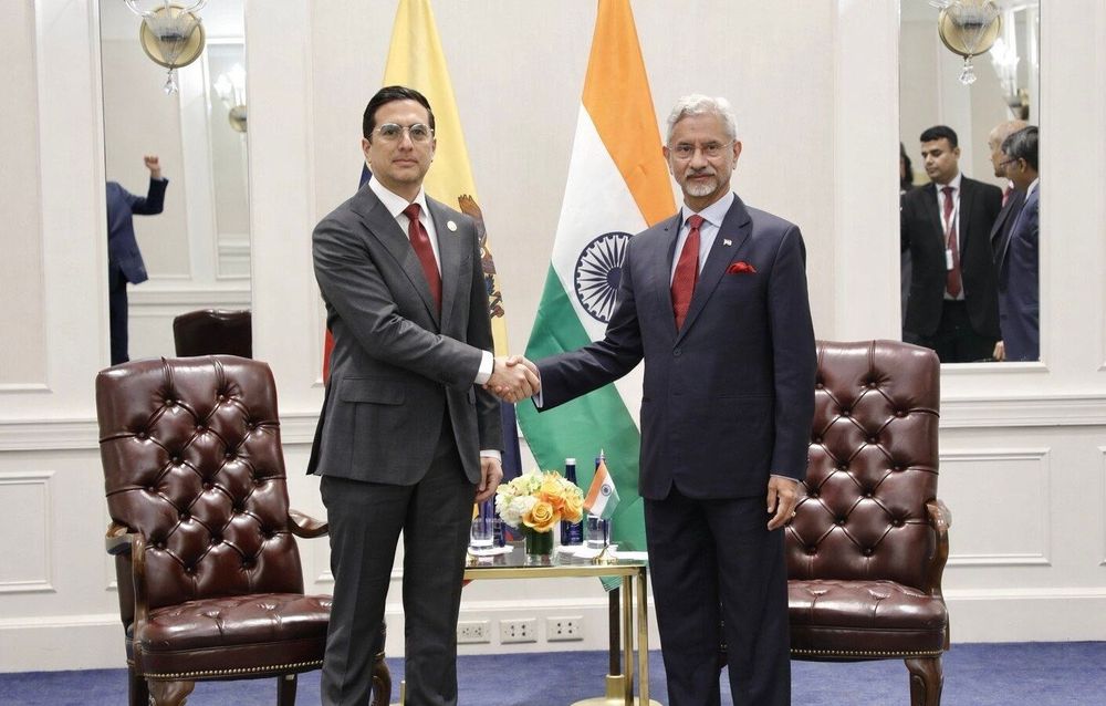 Imagen de portada - Ecuador e India buscan fortalecer vínculos comerciales y de cooperación