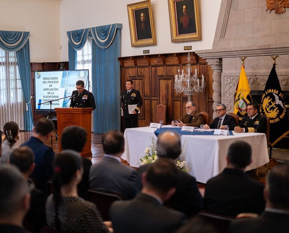 Imagen de portada - Ecuador prepara propuesta ante la ONU para ampliar su plataforma continental marítima