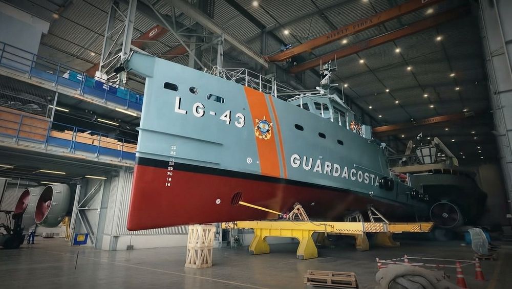 Imagen de portada - Ecuadorian Navy Receives New Stan FCS 3307 Coast Guard Vessel