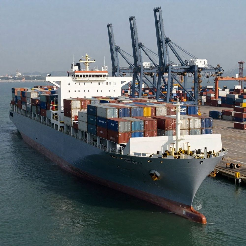 Imagen de portada - El Grupo CMA CGM Recibe el CMA CGM NOTRE DAME, el Portacontenedores Propulsado por GNL Más Grande del Mundo