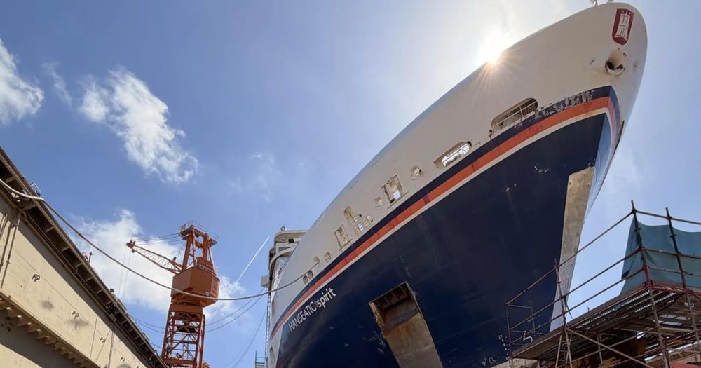 Imagen de portada - El Hanseatic Spirit de Hapag-Lloyd completa una importante remodelación