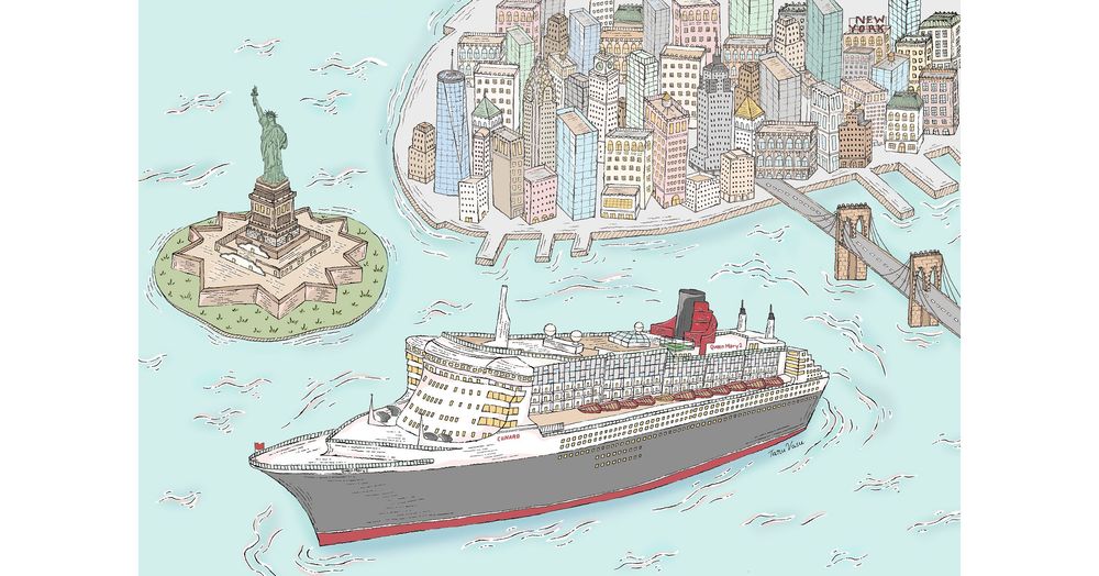 Imagen de portada - El Queen Mary 2 se someterá a una importante remodelación en dique seco en la primavera de 2027