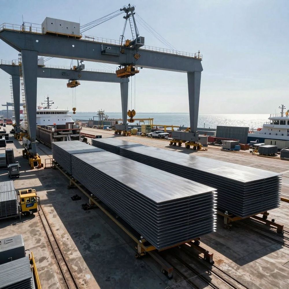 Imagen de portada - El corte de acero marca el inicio de la construcción del barco Crystal Grace