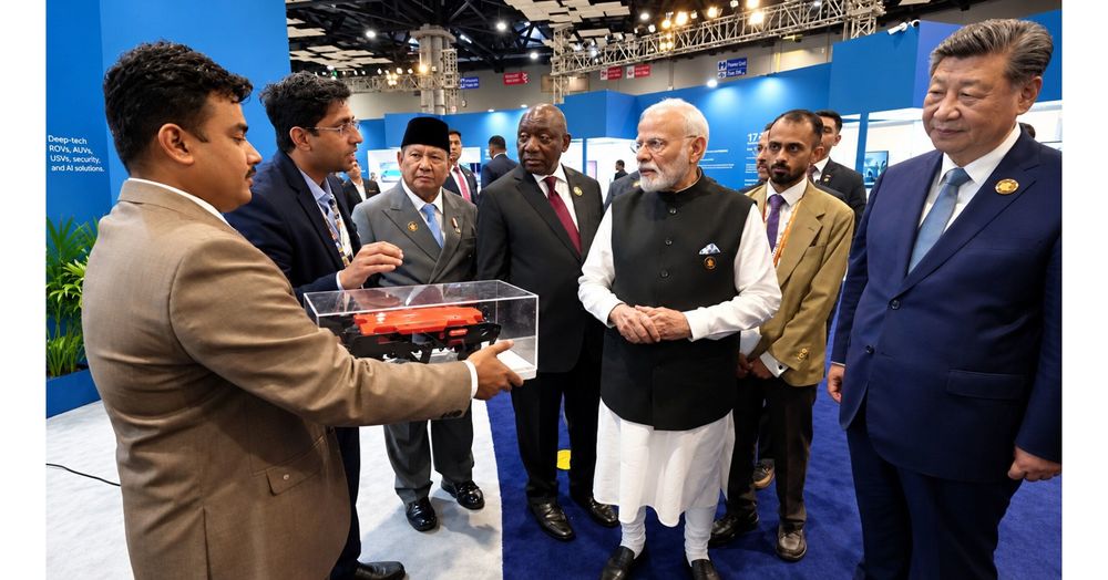 Imagen de portada - EyeROV: Una empresa emergente india de tecnología avanzada presenta sus drones submarinos a líderes mundiales