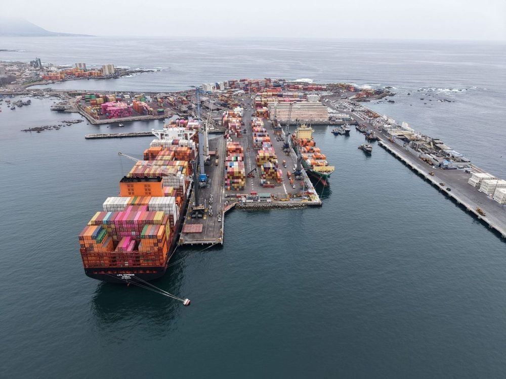 Imagen de portada - ITI to be the first terminal in northern Chile with electric container cranes