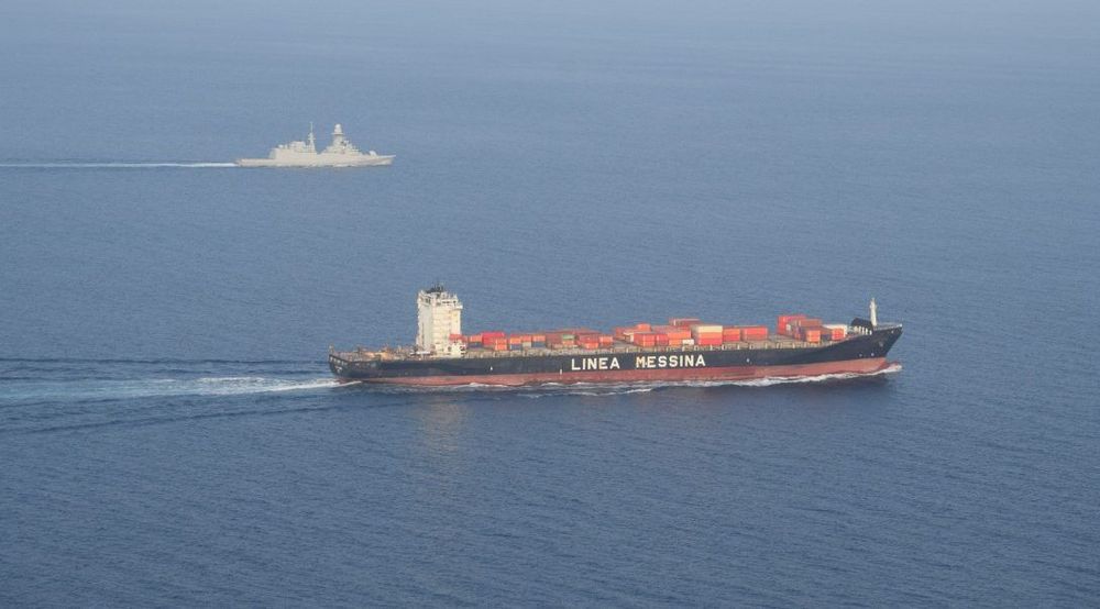 Imagen de portada - Italia pide a la UE reforzar su misión naval para proteger la navegación comercial por el mar Rojo