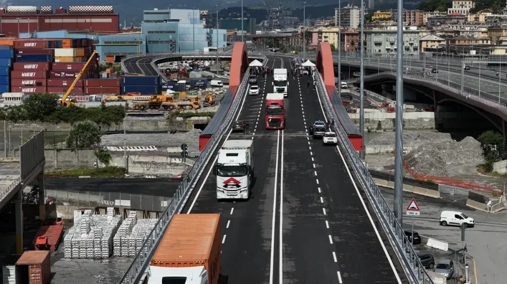 Imagen de portada - Italy: New Vehicular Access to the Port of Genoa Inaugurated