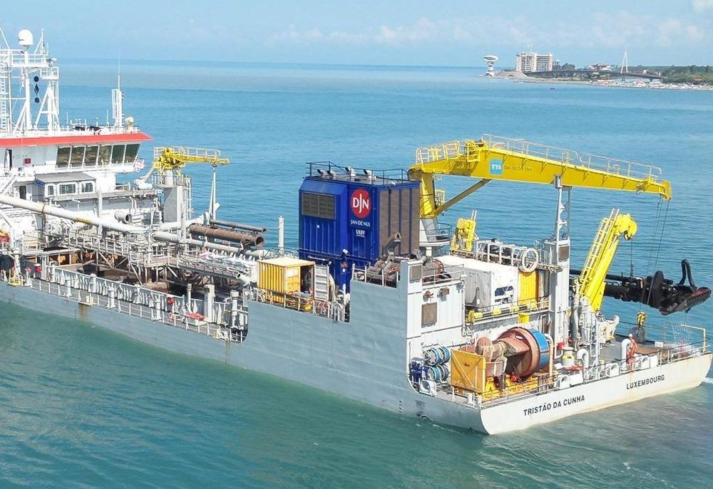 Imagen de portada - Jan De Nul acelera construcción de nuevo puerto de aguas profundas en Georgia