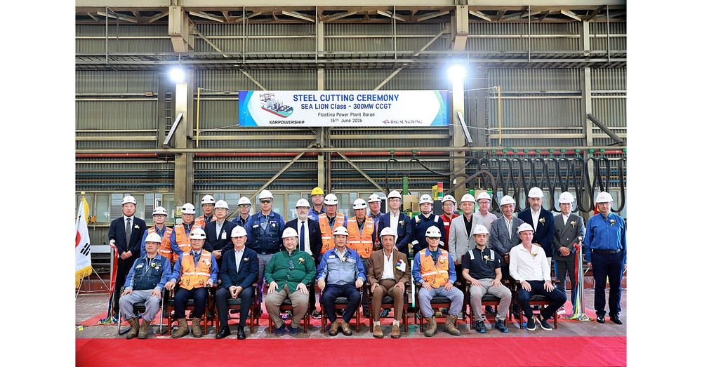 Imagen de portada - Karpowership Inicia la Construcción de Cuatro Powerships Clase Sea Lion de 300 MW