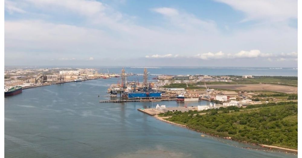 Imagen de portada - La Isla Pelican de Galveston podría albergar un sitio de bunkering de GNL para cruceros