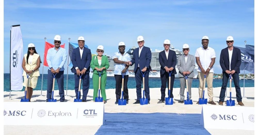 Imagen de portada - MSC Group breaks ground for Sandy Cay private island