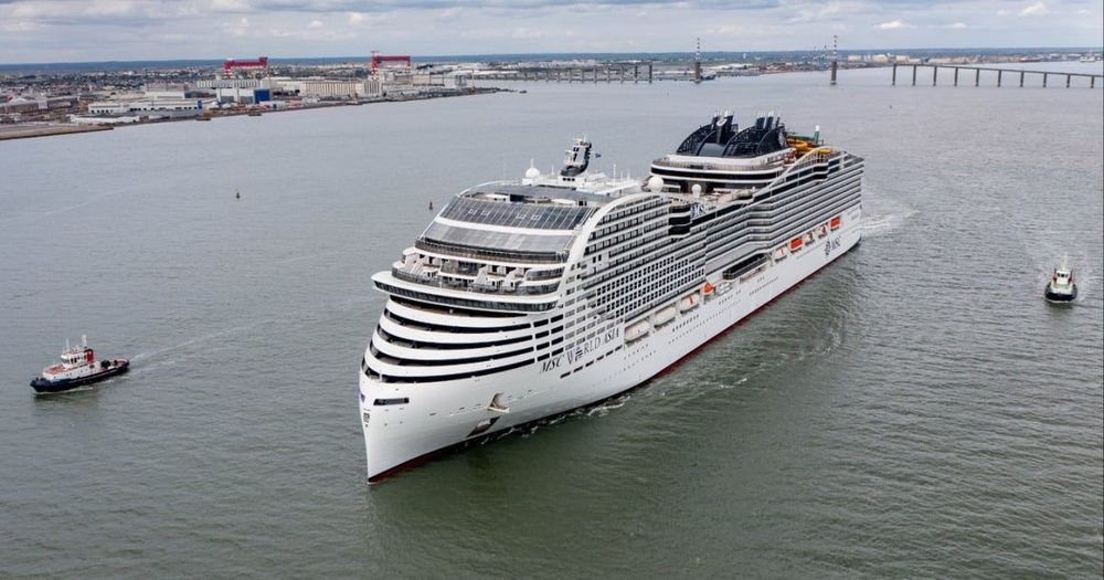 Imagen de portada - MSC World Asia concluye sus pruebas de mar finales antes de la entrega el 25 de noviembre