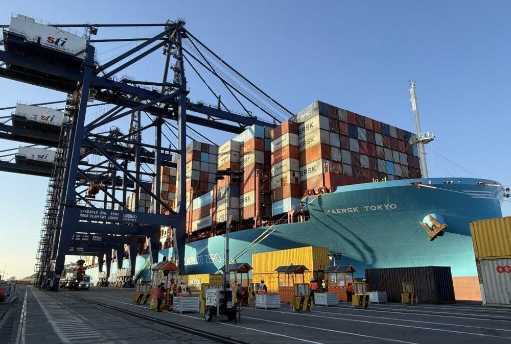 Imagen de portada - Maersk Tokyo Arrives in Callao as the First Dual-Fuel Technology Container Ship