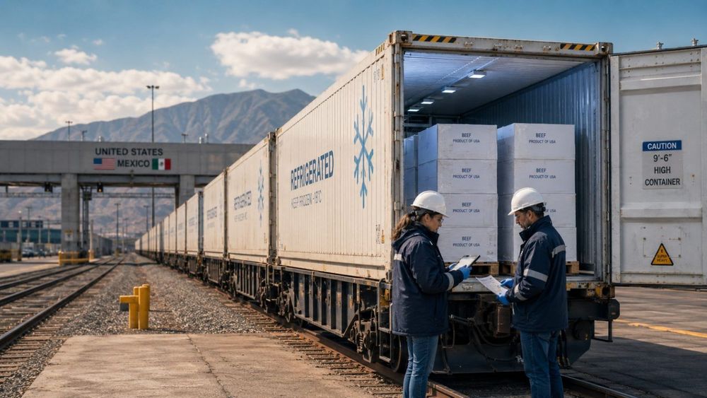 Imagen de portada - Meat Export by Rail: Mexico Boosts Intermodal Transport