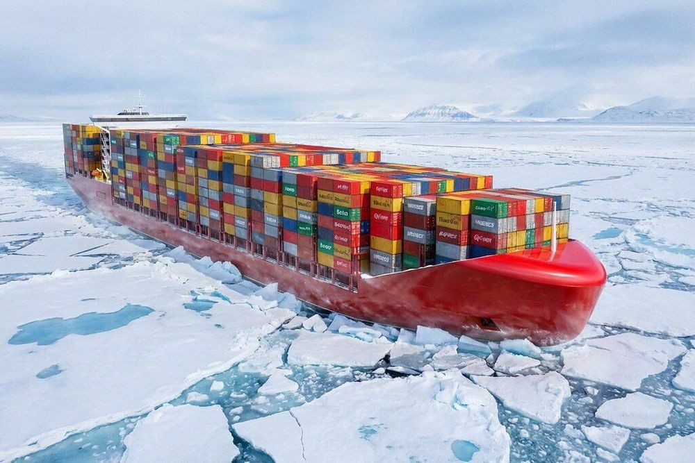 Imagen de portada - NewNew Shipping y Rosatom impulsan la flota de contenedores del Ártico con cinco buques de clase de hielo Arc7