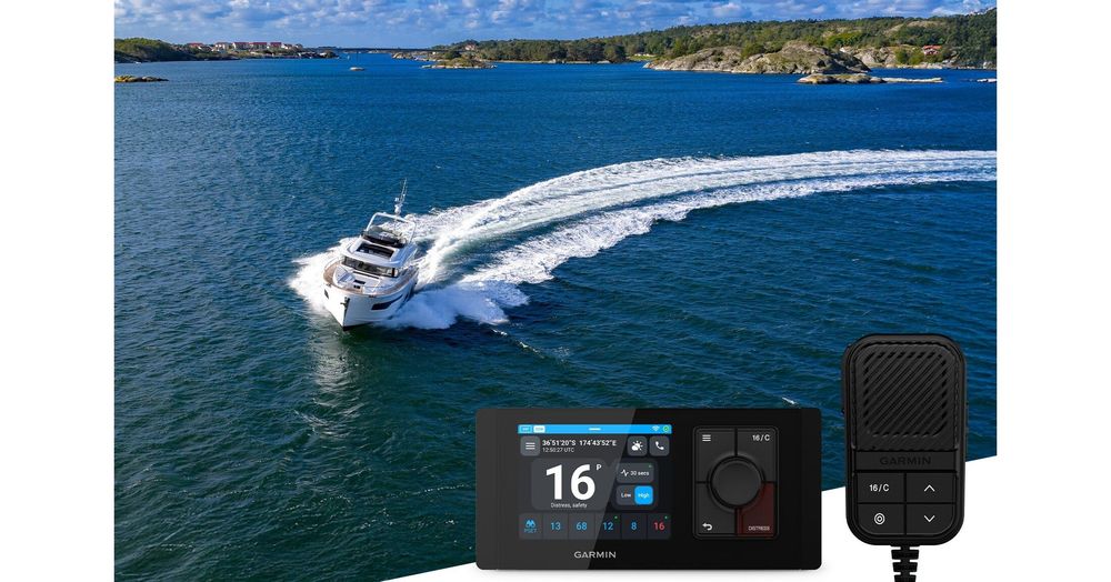 Imagen de portada - Nunca te pierdas una palabra en el agua con las radios marinas VHF Garmin Signal