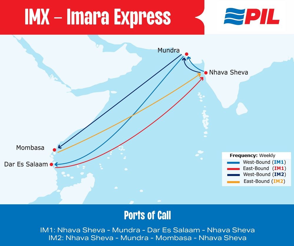 Imagen de portada - PIL Lanza Imara Express Mejorado con Servicio Semanal a Mombasa y Dar es Salaam