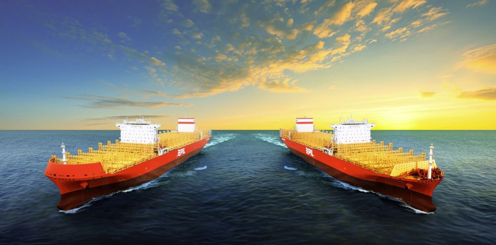 Imagen de portada - Pacific International Lines Acelera la Renovación de su Flota con la Doble Ceremonia de Nombramiento de Buques de 13.000 TEU de Doble Combustible GNL