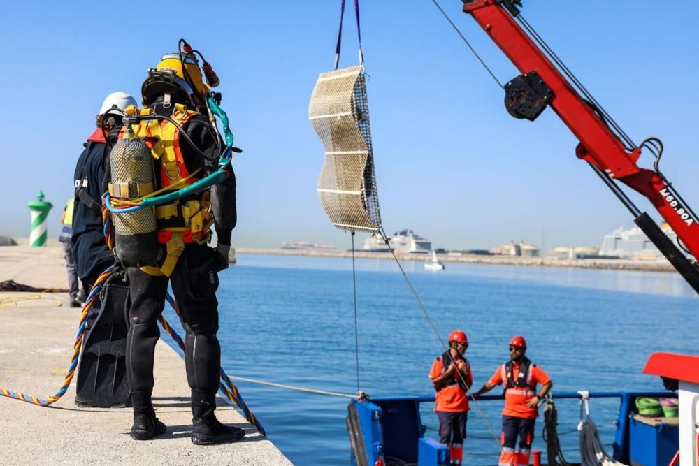 Imagen de portada - Port of Barcelona Hosts First Large-Scale Installation of Regenerative Structures from the RegenPorts Program
