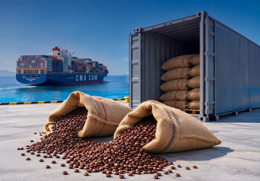 Imagen de portada - Puerto de Posorja lidera las exportaciones de café ecuatoriano