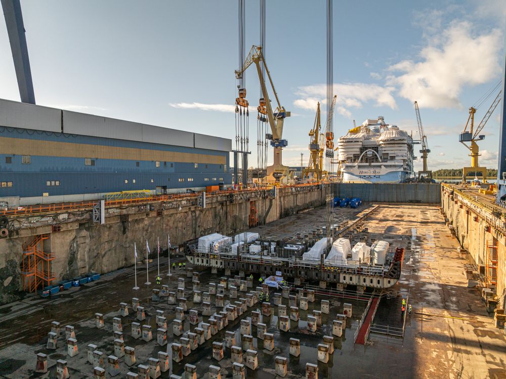 Imagen de portada - Royal Caribbean Comienza la Construcción del Quinto Barco de Clase Icon en Meyer Turku