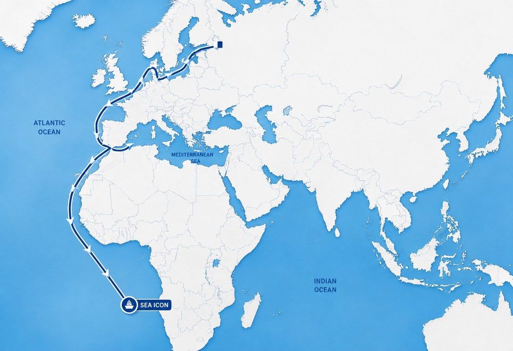 Imagen de portada - Sea Icon Diverts Route Due to Houthi Blockade in Bab el-Mandeb
