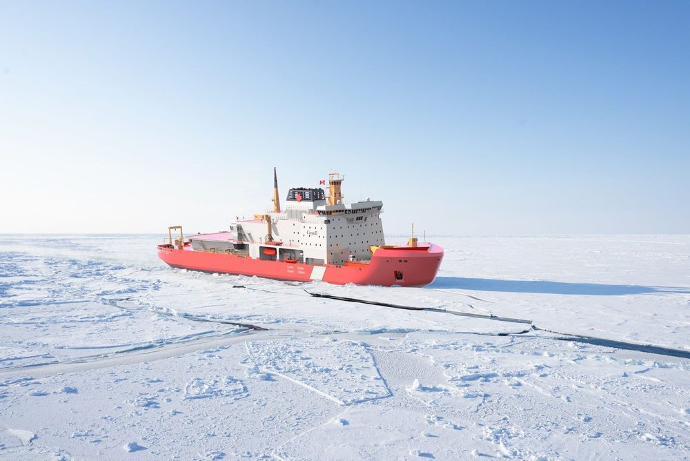 Imagen de portada - Seaspan Logra Rápido Progreso en Rompehielos Polar Canadiense en Medio del Impulso de Construcción Naval Ártica