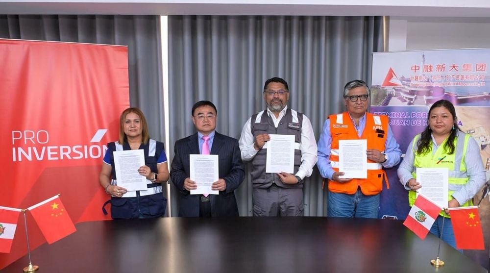 Imagen de portada - Terminal Portuario de San Juan de Marcona avanza con entrega para su ejecución