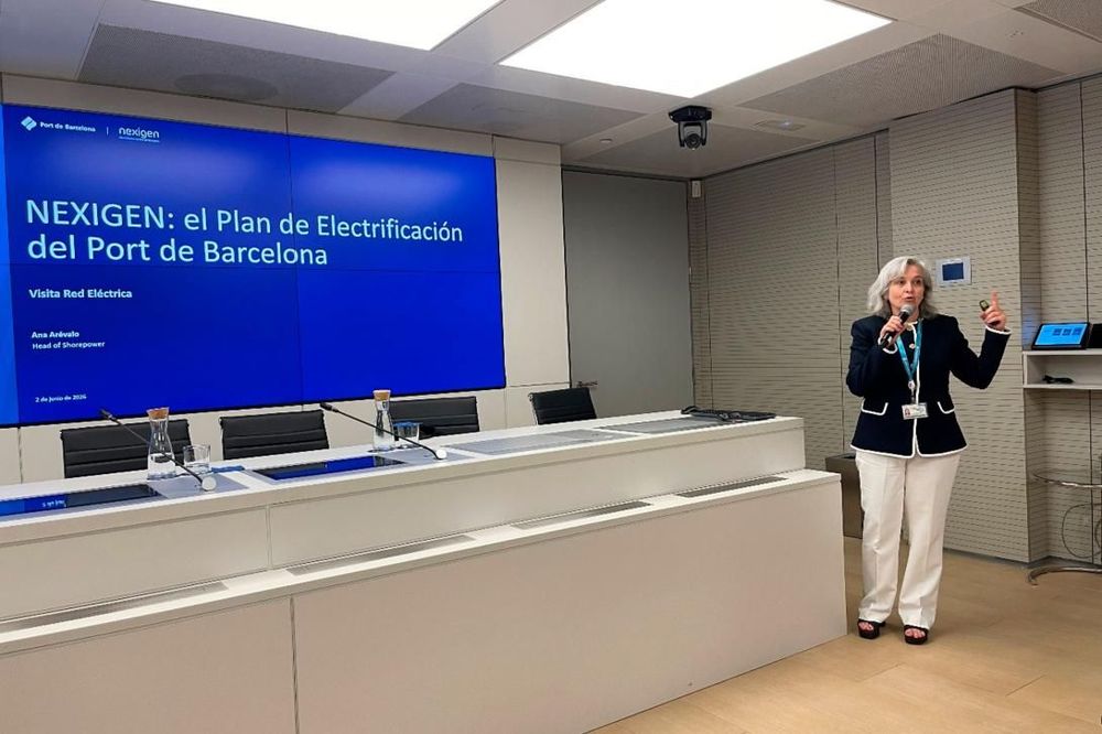 Imagen de portada - The Port of Barcelona presents the Nexigen electrification project to Red Eléctrica Española