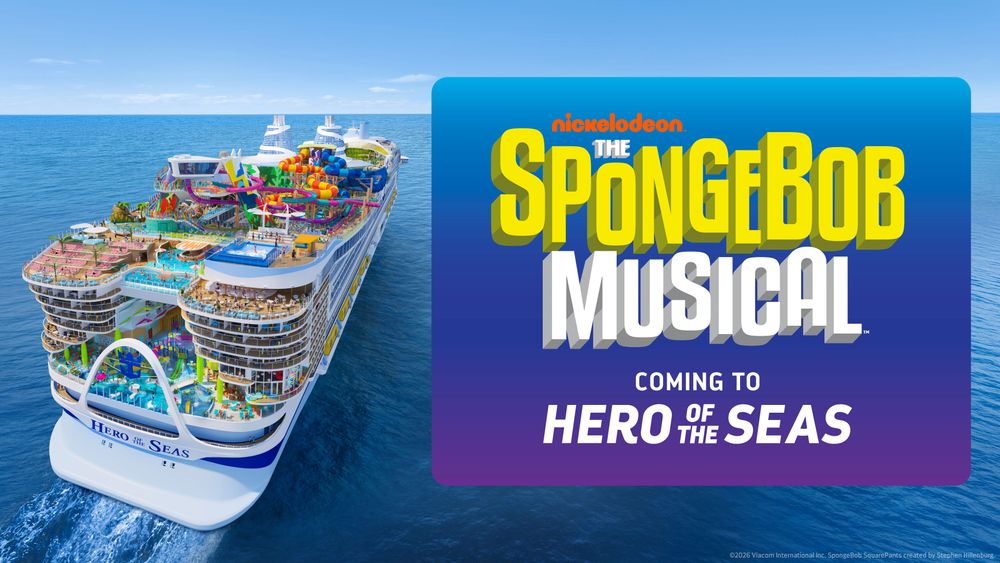 Imagen de portada - “The Spongebob Musical” Heads to Sea for the First Time on Royal Caribbean’s Hero of the Seas