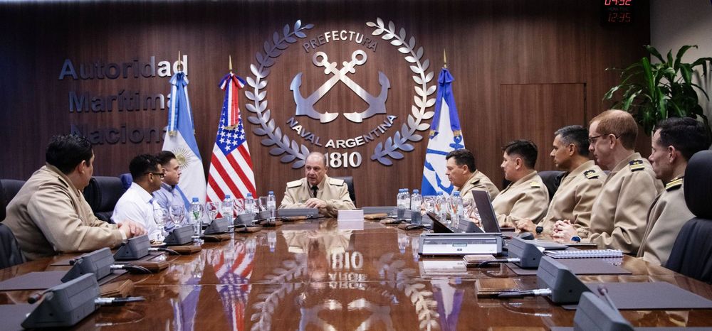 Imagen de portada - Visit of the United States Coast Guard within the framework of the International Port Security Program