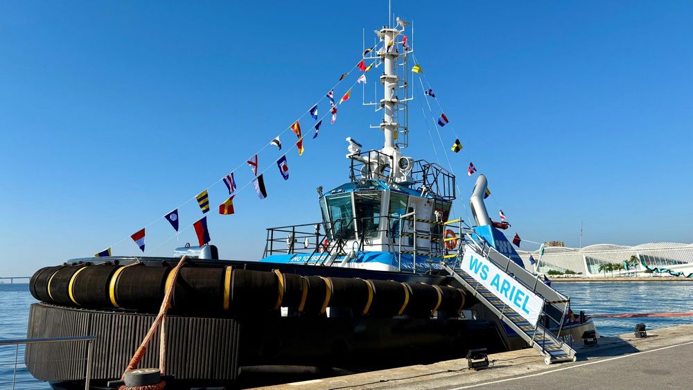 Imagen de portada - Wilson Sons Delivers WS Ariel Tugboat in Rio de Janeiro