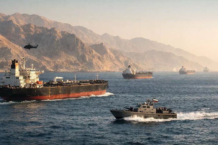 Imagen de portada - 108 Maritime Transits in the Strait of Hormuz Amidst Security Risks