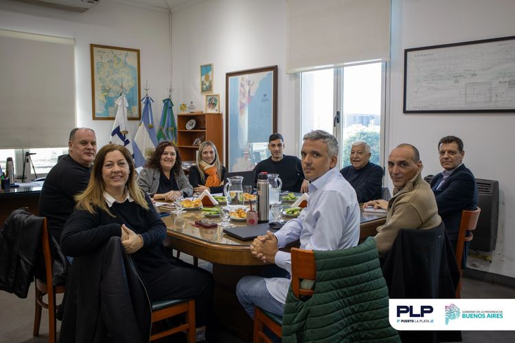 La presidenta del Puerto La Plata encabezó una reunión de trabajo con los nuevos integrantes del Directorio