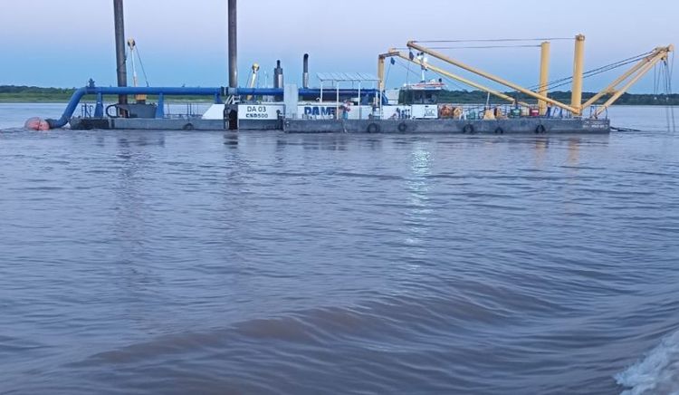 CAFYM lidera las acciones para restablecer la navegación en Paso Bermejo