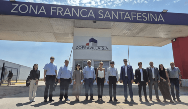 PTP Group destacó la visita del embajador de China a la Zona Franca Santafesina
