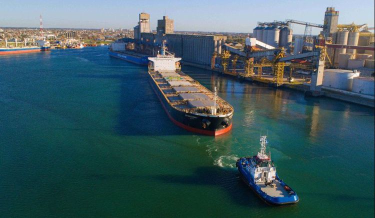 Puerto Quequén logró el mejor enero de su historia con más de 1,2 millones de toneladas exportadas