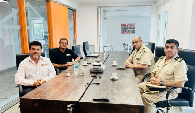 TecPlata recibió a autoridades de Prefectura La Plata y reforzó la coordinación en materia de seguridad