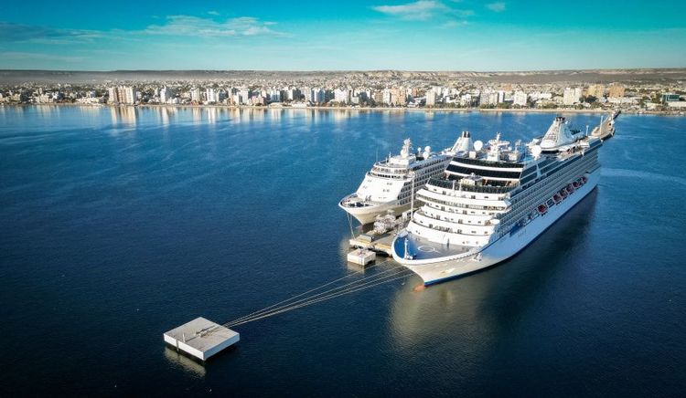Dos cruceros arribaron a Puerto Madryn tras reprogramaciones por clima