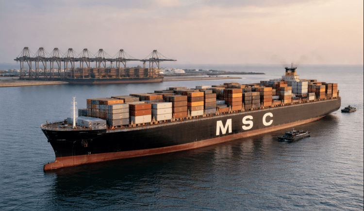 MSC declara “End of Voyage” para cargas con destino al Golfo Arábigo ante la escalada de tensiones en la región