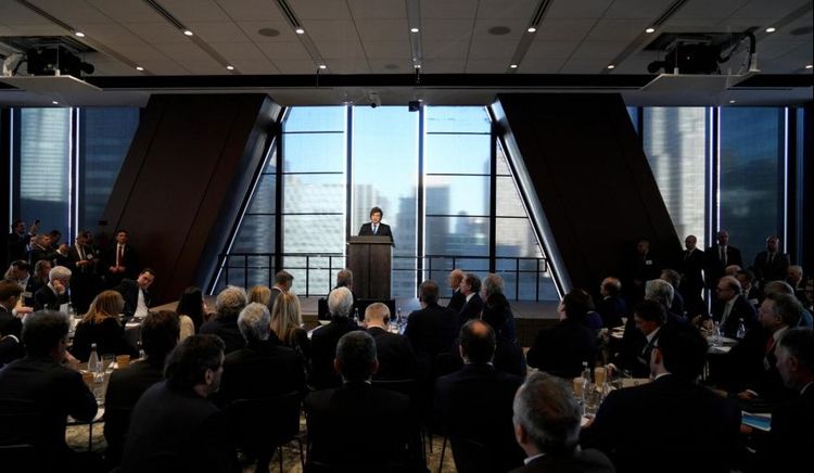 El Presidente Javier Milei inauguró la Argentina Week 2026 en Nueva York ante empresarios e inversores